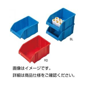 （まとめ）パーツボックス BL（ブルー）【×5セット】 青 実験器具の保管と運搬に最適 便利なパーツボックス、ブルーのコンテナー5個セッ
