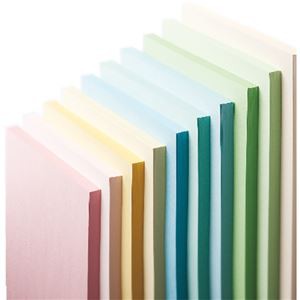 （まとめ） 長門屋商店 Color Paper B5 厚口 クリーム ナ-4303 1冊（100枚） 【×10セット】 送料無料