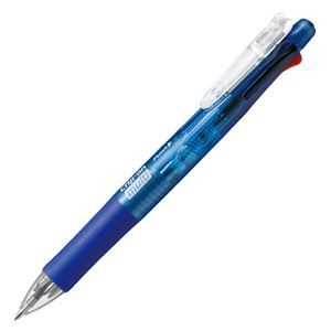 （まとめ） ゼブラ 多機能ペン クリップ-オン マルチ （軸色 青） B4SA1-BL 1本 【×10セット】 送料無料