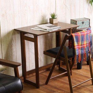 折りたたみテーブル 机 センターテーブル 約幅70cm ミディアムブラウン 木目調 フォールディングテーブル ミラン リビング 茶 送料無料