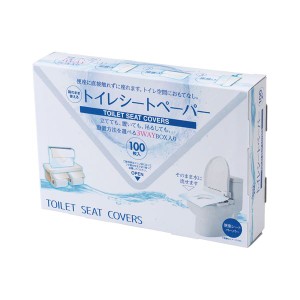 （まとめ） サンナップ 箱のまま使えるトイレシートペーパー 100枚入【×20セット】 便利な3WAY仕様 あらゆる場所で使える まとめてお得 