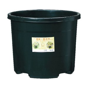 DICプラスチック NPポット #60(60L) 黒 NPP-60-BK 1個 最高品質の苗木育成・収穫に最適な巨大容量ポット 果樹や植木の育成に最適 DICプラ