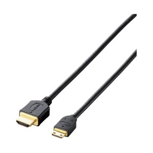 HDMI-miniHDMIケーブル 配線 3m ブラック DH-HD14EM30BK 黒 送料無料