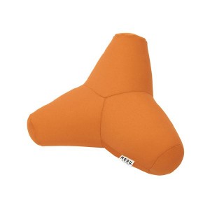 （まとめ）MOGU 多用途クッション オレンジ【×2セット】 快適な座り心地を追求した、MOGU マルチクッション オレンジ【2個セット】 送料
