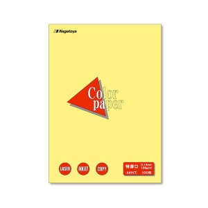 (まとめ) 長門屋商店 Color Paper A4 特厚口 クリーム ナ-3403V 1冊（100枚） 【×10セット】 送料無料