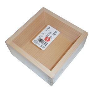 【30個セット】 ヒノキ製 枡/マス 【5合】 14×14×高さ7.5cm 木製 『星野工業』 〔キッチン 台所〕 送料無料