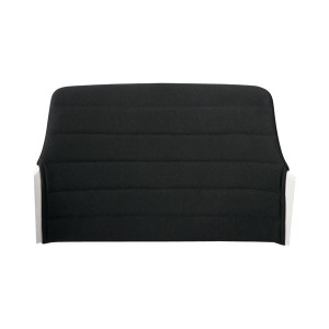 (まとめ) オカムラ VILLAGE ミーティング 会議 チェア (イス 椅子) 用背カバー ブラック 8VCC1P-FTC1 1枚 椅子 (イス チェア) 別売 単品 