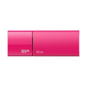 (まとめ) シリコンパワーUSB2.0フラッシュメモリ Ultima U05 32GB ピンク SP032GBUF2U05V1H 1個 【×10セット】 送料無料