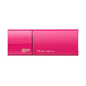 （まとめ）シリコンパワー USB3.0スライド式フラッシュメモリ 16GB ピンク SP016GBUF3B05V1H 1個【×3セット】 送料無料