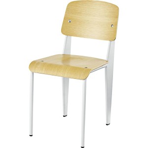 パーソナルチェア (イス 椅子) リビングチェア リビング用 応接チェア イス 椅子 約幅42cm ホワイト 金属 スチール 完成品 リビング ダイ