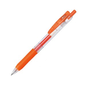 (まとめ) ゼブラ ゲルインクボールペン サラサクリップ 0.7mm レッドオレンジ JJB15-ROR 1本 【×100セット】 赤 送料無料