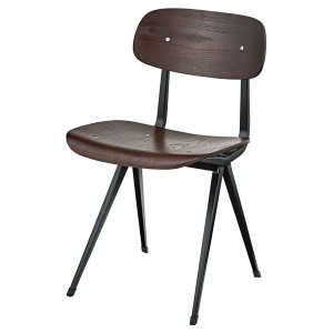 パーソナルチェア (イス 椅子) リビングチェア リビング用 応接チェア イス 椅子 約幅46cm ブラウン 金属 スチール 完成品 リビング ダイ