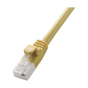 （まとめ）Cat5e対応ツメ折れ防止LANケーブル 配線 イエロー 10m LD-CTT/Y10/RS 1本【×5セット】 黄 送料無料