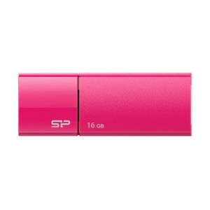 （まとめ）シリコンパワーUSB2.0フラッシュメモリ Ultima U05 16GB ピンク SP016GBUF2U05V1H 1個【×5セット】 送料無料