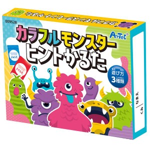 (まとめ) カラフルモンスターヒントかるた 【×10セット】 カラフルなヒントが織りなすモンスターの遊び 送料無料