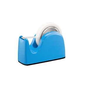 (まとめ）プラス テープカッター TC-301 ライトブルー 5台【×2セット】 青 便利なテープカッター 簡単操作でストレスフリー ライトブル
