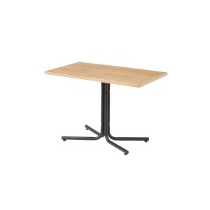 サイドテーブル エンドテーブル コーナーテーブル 小型 脇台 机 ミニテーブル 幅100cm ナチュラル 長方形 金属 スチール ダリオ カフェテ