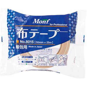 （まとめ）古藤工業 布粘着テープ No.8015 50mm×25m NO8015 1巻 【×20セット】 経済的な梱包に最適 頑丈な布テープで段ボールをしっか