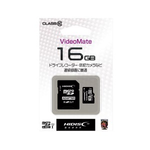 （まとめ）HIDISC ビデオ録画用microSDカード 16GB【×30セット】 送料無料