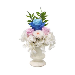 A＆K ギフトシリーズ 贈り物に最適なプリザーブドフラワー 詩 AKM-012 贈り物にぴったりな花の贈り物セット 詩と花器の調和が美しい プリ