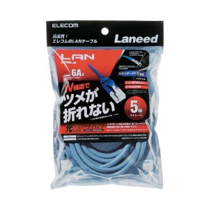 （まとめ） LANケーブル 配線 5m LD-GPAT／BU50（×20セット） 高速通信を実現 5mのエレコムLANケーブル、20セットでお得に 送料無料