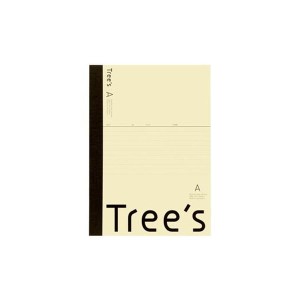 （まとめ）キョクトウ・アソシエイツ Trees B5 A罫 50枚 クリーム【×100セット】 送料無料