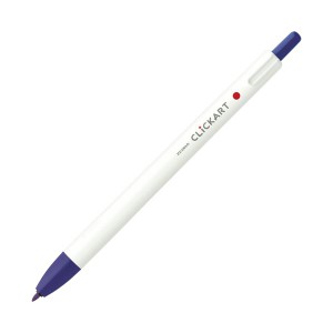 （まとめ）ゼブラ ノック式水性カラーペン クリッカート 紫 WYSS22-PU 1本 【×50セット】 送料無料