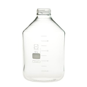 ねじ口びん 広口 びんのみ 10L 【017250-100005】 10Lの広口ビンで、飲み物やアイテムの収納に便利 使い勝手抜群で保存も簡単 キッチンや