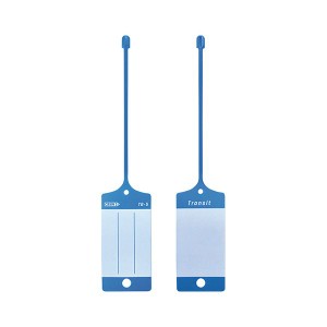 （まとめ） クルーズ ネームタグ トランジット ブルー 10枚入 【×10セット】 青 多岐にわたる用途で活躍 便利なアイテム ブルーのトラン