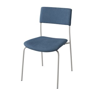 パーソナルチェア (イス 椅子) リビングチェア リビング用 応接チェア イス 椅子 約幅48.5cm 金属 スチール インディゴ 完成品 リビング 