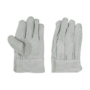 (まとめ) おたふく手袋 牛床革背縫い内綿手袋 L 480-L 1双 【×5セット】 送料無料