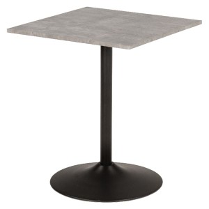 ダイニングテーブル ダイニング用テーブル 食卓テーブル 机 約幅60cm スクエア マーブルグレー 金属 スチール フレーム 石目調 カフェテ