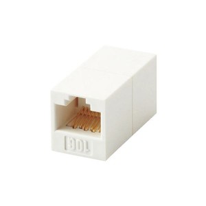 （まとめ） RJ45延長コネクタ LD-RJ45JJ6AY2【×5セット】 ネットワークを広げる 高性能RJ45延長コネクタ5個セット 信頼のエレコム製品で