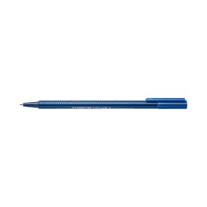 （まとめ）ステッドラー トリプラス油性ボールペン ブルー 437 F-3（×100セット） 青 革新的な書き心地を追求した、スムーズな書き味が