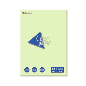 (まとめ) 長門屋商店 Color Paper A4最厚口 若草 ナ-3506 1冊(25枚) 【×30セット】 送料無料