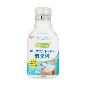 (まとめ) ピジョン ハビナース 香リフレッシュ ポータブルトイレ用消臭液 本体 300ml 1本 【×5セット】 驚異的な消臭力で微量でも長時間