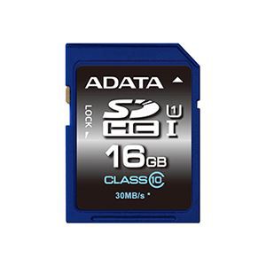 （まとめ）エーデータ SDHCカードUHS-I対応 超高速タイプ 16GB class10 ASDH16GUICL10-R 1枚【×3セット】 送料無料