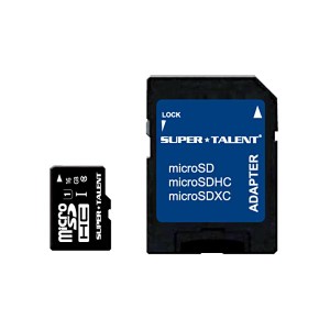 （まとめ）スーパータレント UHS-ICLASS10対応 microSDHCカード 16GB ST16MSU1P 1枚【×3セット】 送料無料