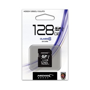 HIDISC 超高速SDXCカード 128GB CLASS10 UHS-I 対応 HDSDX128GCL10UIJP3 送料無料