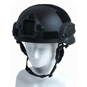 アメリカ軍特殊部隊MICH2002FASTヘルメットレプリカ ブラック 黒 絶対的な防御力を誇るアメリカ軍特殊部隊MICH2002FASTヘルメットレプリ