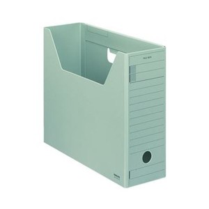 （まとめ）コクヨ ファイルボックス-FS（Hタイプ）A4ヨコ 背幅102mm 緑 A4-LFH-g 1セット（5冊）【×3セット】 送料無料
