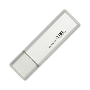 HIDISC USB 3.0 フラッシュドライブ 128GB シルバー キャップ式 HDUF114C128G3