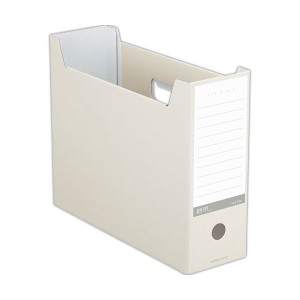 (まとめ) コクヨ ファイルボックス(NEOS)A4ヨコ 背幅102mm オフホワイト A4-NELF-W 1冊 【×30セット】 白 送料無料