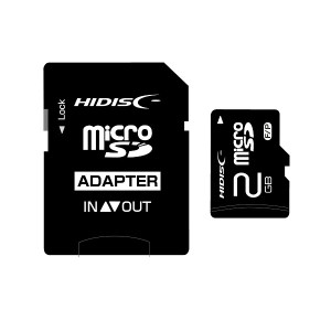 (まとめ) ハイディスク microSDカード2GB SD変換アダプター付き HDMCSD2GCLJP3 1枚 【×10セット】 送料無料