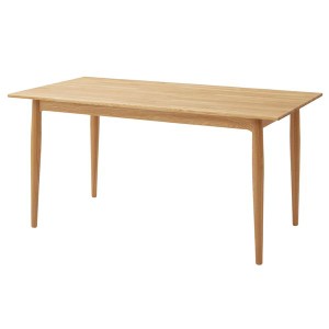 ダイニングテーブル ダイニング用テーブル 食卓テーブル 机 リビングテーブル リビング用 応接テーブル 約幅150cm ナチュラル 木製 組立