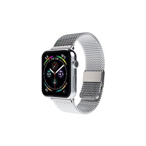 miak CLIP MESH BAND for Apple Watch 45/44/42mm シルバー SMAMA-W4244SL 送料無料