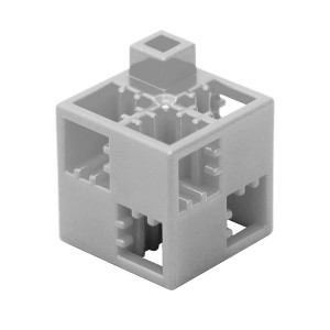 （まとめ）Artecブロック 基本四角 100P 薄グレー【×3セット】 進化したArtecブロック 100個の薄グレー基本四角で、無限の創造力を解き