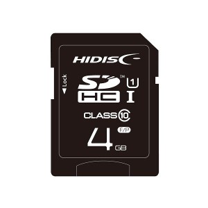 （まとめ）ハイディスク SDHCカード 4GBclass10 UHS-I対応 HDSDH4GCL10UIJP3 1枚【×5セット】 高速転送対応 容量4GBのSDHCカードが5枚セ