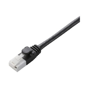 (まとめ) LANケーブル 配線 Cat6 ブラック 3m LD-GPT/BK3/RS 【×3セット】 黒 エレコムの新定番、信頼のブラックLANケーブル3m【3セット