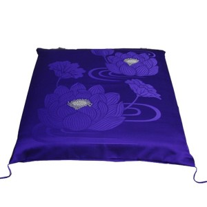 仏前座布団カバー ハス紫 紫蓮の美しさを仏前に広げる座布団カバー 送料無料